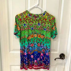 Johnny Was Tee T-Shirt Size Small